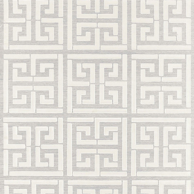 Schumacher Wallcovering Greek Key Sisal Silver 5005690 Wallcovering Paper CHINA </p><p>Repeat: H: HORZ. 34" (86CM) , V: VERT. 17" (43CM) 34 - My Fabric Connection - Schumacher Wallcovering Greek Key Sisal Silver 5005690 Wallcovering Paper CHINA </p><p>Repeat: H: HORZ. 34" (86CM) , V: VERT. 17" (43CM) 34 - My Fabric Connection -