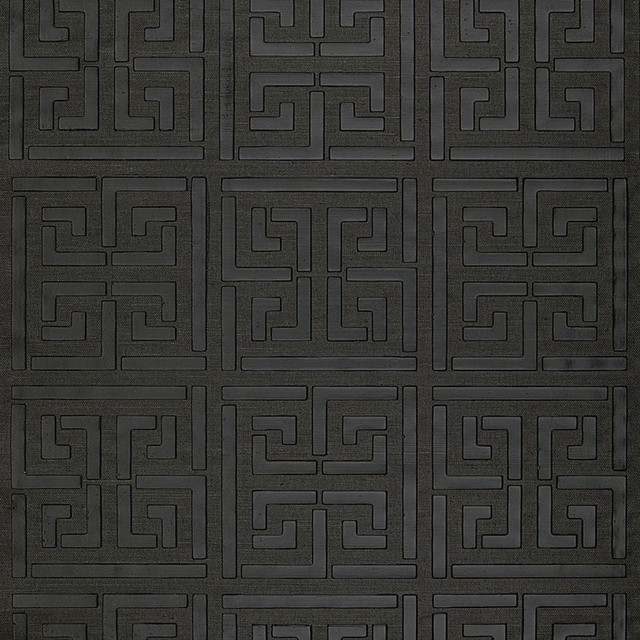 Schumacher Wallcovering Greek Key Sisal Jet 5005692 Wallcovering Paper CHINA </p><p>Repeat: H: HORZ. 34" (86CM) , V: VERT. 17" (43CM) 34 - My Fabric Connection - Schumacher Wallcovering Greek Key Sisal Jet 5005692 Wallcovering Paper CHINA </p><p>Repeat: H: HORZ. 34" (86CM) , V: VERT. 17" (43CM) 34 - My Fabric Connection -