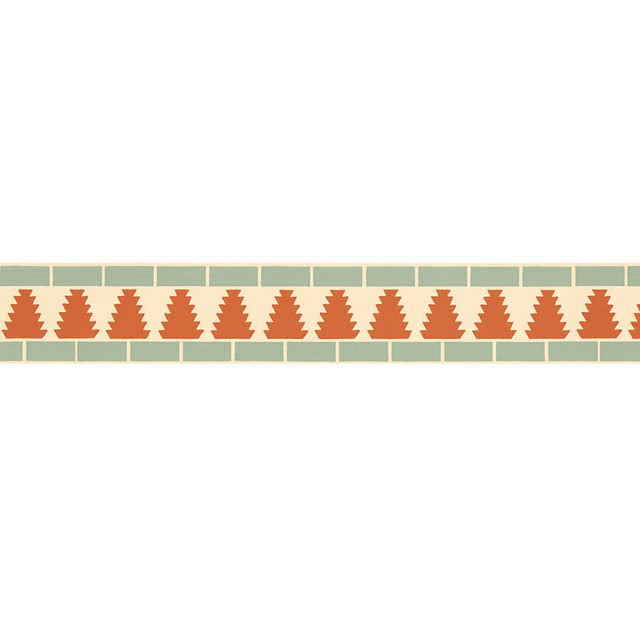 Schumacher Wallcovering Cadiz Mosaic Border Persimmon 5006032 Wallcovering Paper INDIA </p><p>Repeat: H: HORZ. 13 1/2" (34CM) , V: VERT. 5 1/4" (13CM) 5.25 - My Fabric Connection - Schumacher Wallcovering Cadiz Mosaic Border Persimmon 5006032 Wallcovering Paper INDIA </p><p>Repeat: H: HORZ. 13 1/2" (34CM) , V: VERT. 5 1/4" (13CM) 5.25 - My Fabric Connection -