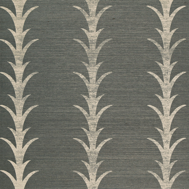 Schumacher Wallcovering Acanthus Stripe Shadow 5006050 Wallcovering Paper CHINA </p><p>Repeat: H: HORZ. 11 3/8" (29CM), V: VERT. 5 1/16" (13CM) 34.125 - My Fabric Connection - Schumacher Wallcovering Acanthus Stripe Shadow 5006050 Wallcovering Paper CHINA </p><p>Repeat: H: HORZ. 11 3/8" (29CM), V: VERT. 5 1/16" (13CM) 34.125 - My Fabric Connection -