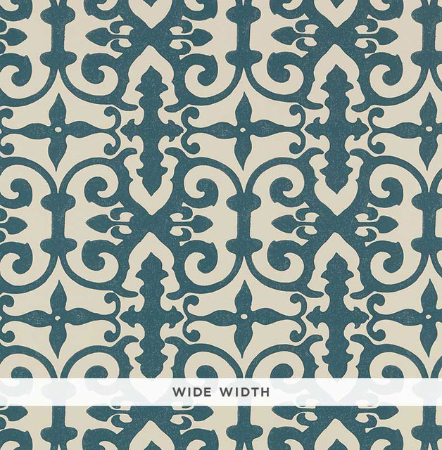 Schumacher Wallcovering Ferne Park Peacock Blue 5008045 Wallcovering Paper UNITED STATES OF AMERICA </p><p>Repeat: H: HORZ. 10 1/4" (26CM) , V: VERT. 10 1/2" (27CM) 53 - My Fabric Connection - Schumacher Wallcovering Ferne Park Peacock Blue 5008045 Wallcovering Paper UNITED STATES OF AMERICA </p><p>Repeat: H: HORZ. 10 1/4" (26CM) , V: VERT. 10 1/2" (27CM) 53 - My Fabric Connection -