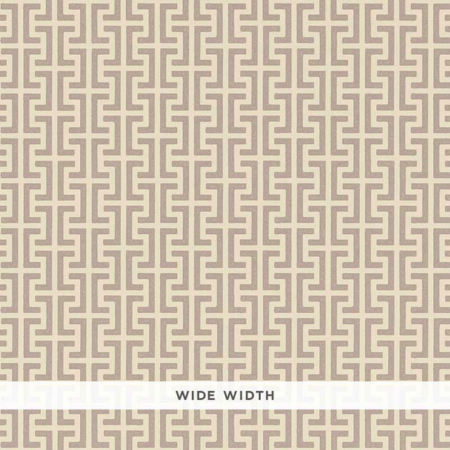 Schumacher Wallcovering Temple Lilac 5008050 Wallcovering Paper UNITED STATES OF AMERICA </p><p>Repeat: H: HORZ. 4 1/2" (11CM), V: VERT. 4 1/2" (11CM) 56.5 - My Fabric Connection -