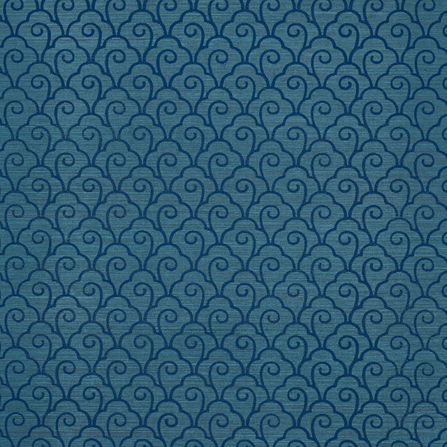 Schumacher Wallcovering Scallop Filigree Sisal Lapis On Peacock 5008300 Wallcovering Paper CHINA </p><p>Repeat: H: HORZ. 3 3/4" (10CM) , V: VERT. 3 7/8" (10CM) 34 - My Fabric Connection - Schumacher Wallcovering Scallop Filigree Sisal Lapis On Peacock 5008300 Wallcovering Paper CHINA </p><p>Repeat: H: HORZ. 3 3/4" (10CM) , V: VERT. 3 7/8" (10CM) 34 - My Fabric Connection -