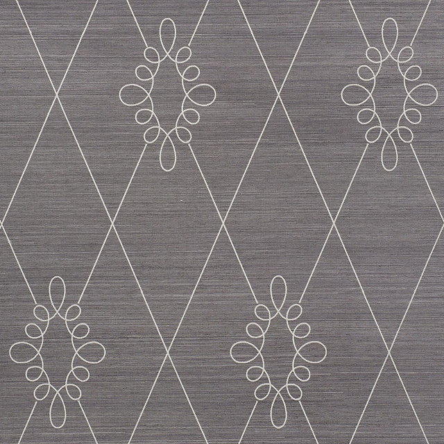 Schumacher Wallcovering Sylvie Embroidered Sisal Charcoal 5009272 Wallcovering Paper INDIA </p><p>Repeat: H: HORZ. 13 1/2" (34CM), V: VERT. 31 1/4" (79CM) 27 - My Fabric Connection - Schumacher Wallcovering Sylvie Embroidered Sisal Charcoal 5009272 Wallcovering Paper INDIA </p><p>Repeat: H: HORZ. 13 1/2" (34CM), V: VERT. 31 1/4" (79CM) 27 - My Fabric Connection -