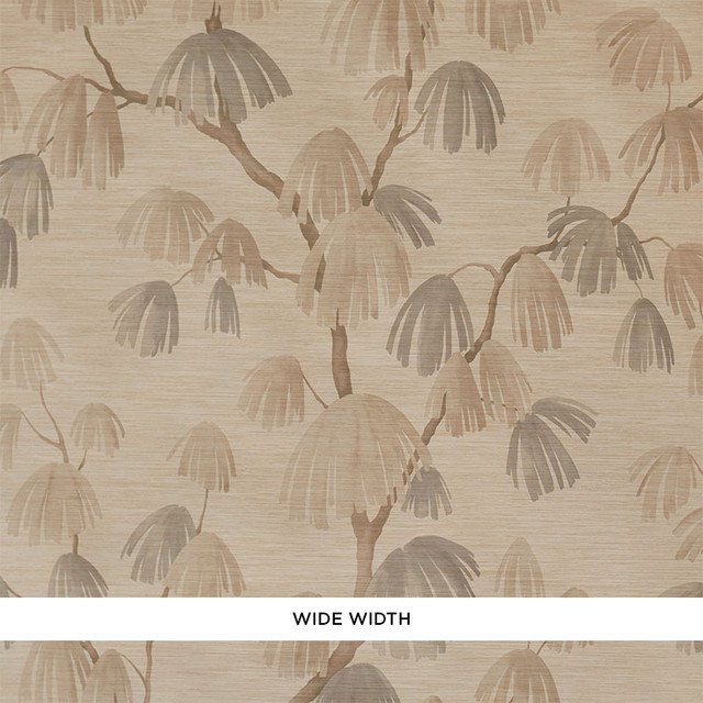 Schumacher Wallcovering Weeping Pine Ii Barley 5009680 Wallcovering Paper UNITED STATES OF AMERICA </p><p>Repeat: H: HORZ. 52" (132CM) , V: VERT. 52" (132CM) 57.5 - My Fabric Connection -