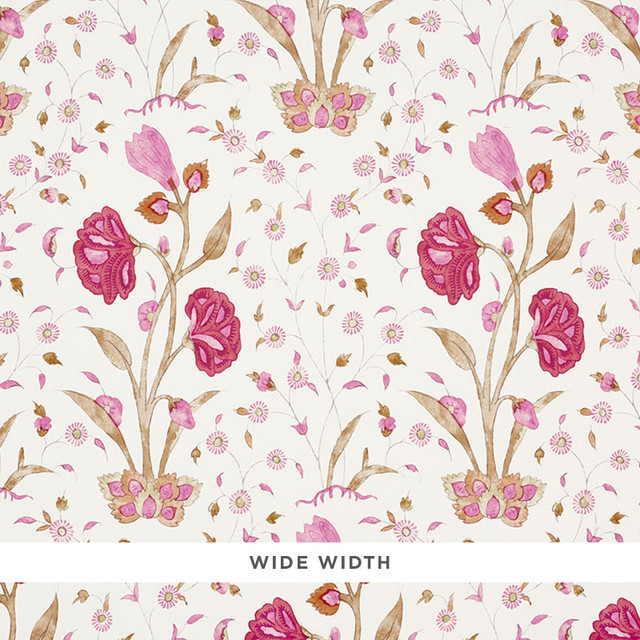 Schumacher Wallcovering Khilana Floral Spice 5009951 Wallcovering Paper UNITED STATES OF AMERICA </p><p>Repeat: H: HORZ. 13 1/2" (34CM), V: VERT. 15 1/3" (39CM) 54.625 - My Fabric Connection - Schumacher Wallcovering Khilana Floral Spice 5009951 Wallcovering Paper UNITED STATES OF AMERICA </p><p>Repeat: H: HORZ. 13 1/2" (34CM), V: VERT. 15 1/3" (39CM) 54.625 - My Fabric Connection -