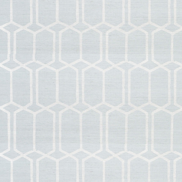 Schumacher Wallcovering Modern Trellis Sisal Sky 5010100 Wallcovering Paper UNITED STATES OF AMERICA </p><p>Repeat: H: HORZ. 6 3/4" (17CM), V: VERT. 12 1/2" (32CM) 34.5 - My Fabric Connection - Schumacher Wallcovering Modern Trellis Sisal Sky 5010100 Wallcovering Paper UNITED STATES OF AMERICA </p><p>Repeat: H: HORZ. 6 3/4" (17CM), V: VERT. 12 1/2" (32CM) 34.5 - My Fabric Connection -