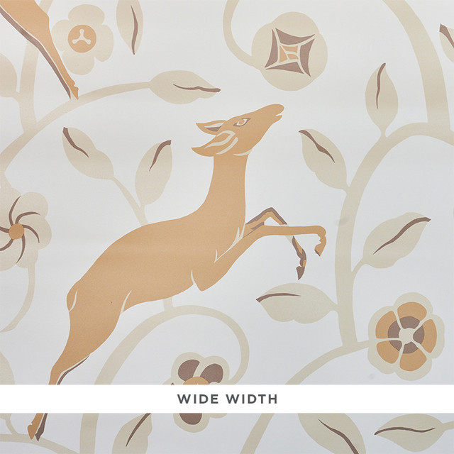 Schumacher Wallcovering Les Gazelles Au Bois Vinyl Natural 5010141 Wallcovering Paper UNITED STATES OF AMERICA </p><p>Repeat: H: HORZ. 26" (66CM) , V: VERT. 37 7/8" (96CM) 52 - My Fabric Connection - Schumacher Wallcovering Les Gazelles Au Bois Vinyl Natural 5010141 Wallcovering Paper UNITED STATES OF AMERICA </p><p>Repeat: H: HORZ. 26" (66CM) , V: VERT. 37 7/8" (96CM) 52 - My Fabric Connection -