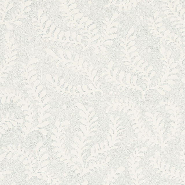Schumacher Wallcovering Etched Fern Sky 5010382 Wallcovering Paper UNITED KINGDOM </p><p>Repeat: H: HORZ. 13 1/2" (34CM), V: VERT. 7" (18CM) 27 - My Fabric Connection - Schumacher Wallcovering Etched Fern Sky 5010382 Wallcovering Paper UNITED KINGDOM </p><p>Repeat: H: HORZ. 13 1/2" (34CM), V: VERT. 7" (18CM) 27 - My Fabric Connection -