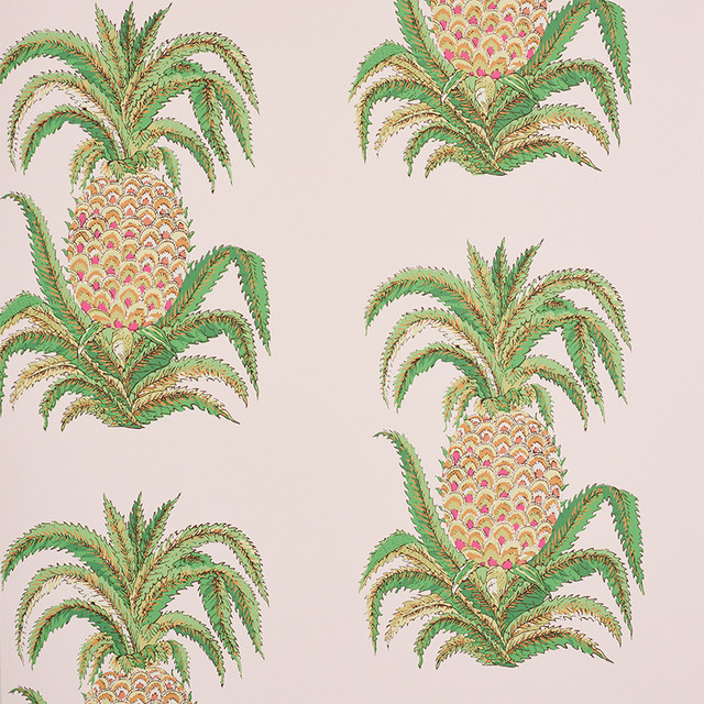 Schumacher Wallcovering Pineapples Blush 5010451 Wallcovering Paper UNITED STATES OF AMERICA </p><p>Repeat: H: HORZ. 27" (69CM) , V: VERT. 18" (46CM) 27 - My Fabric Connection - Schumacher Wallcovering Pineapples Blush 5010451 Wallcovering Paper UNITED STATES OF AMERICA </p><p>Repeat: H: HORZ. 27" (69CM) , V: VERT. 18" (46CM) 27 - My Fabric Connection -