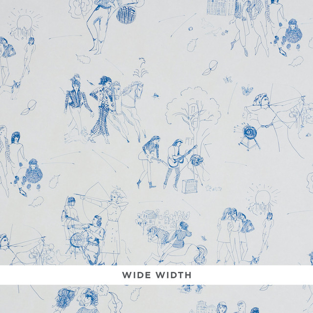 Schumacher Wallcovering Toile De Femmes Indigo 5011081 Wallcovering Paper UNITED STATES OF AMERICA </p><p>Repeat: H: HORZ. 18" (46CM), V: VERT. 18" (46CM) 54 - My Fabric Connection - Schumacher Wallcovering Toile De Femmes Indigo 5011081 Wallcovering Paper UNITED STATES OF AMERICA </p><p>Repeat: H: HORZ. 18" (46CM), V: VERT. 18" (46CM) 54 - My Fabric Connection -