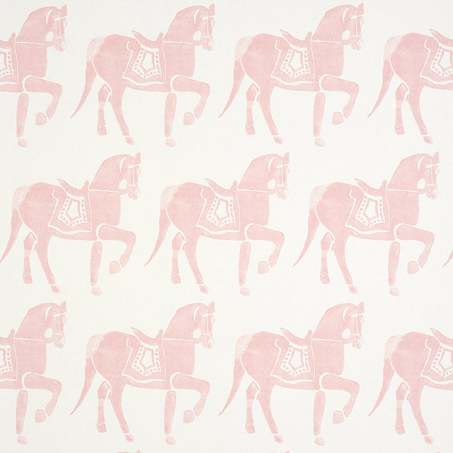 Schumacher Wallcovering Marwari Horse Pink 5011132 Wallcovering Paper UNITED STATES OF AMERICA </p><p>Repeat: H: HORZ. 6 7/8" (17CM) , V: VERT. 13 5/8" (35CM) 21 - My Fabric Connection - Schumacher Wallcovering Marwari Horse Pink 5011132 Wallcovering Paper UNITED STATES OF AMERICA </p><p>Repeat: H: HORZ. 6 7/8" (17CM) , V: VERT. 13 5/8" (35CM) 21 - My Fabric Connection -