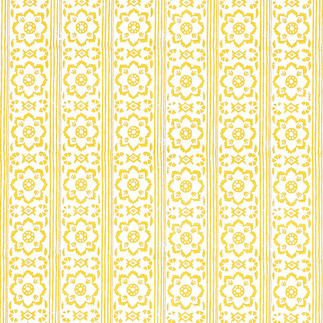 Schumacher Wallcovering Sunda Hand Blocked Print Yellow 5011222 Wallcovering Paper GERMANY </p><p>Repeat: H: HORZ. 2 1/2" (6CM) , V: VERT. 2 5/8" (7CM) 27 - My Fabric Connection - Schumacher Wallcovering Sunda Hand Blocked Print Yellow 5011222 Wallcovering Paper GERMANY </p><p>Repeat: H: HORZ. 2 1/2" (6CM) , V: VERT. 2 5/8" (7CM) 27 - My Fabric Connection -