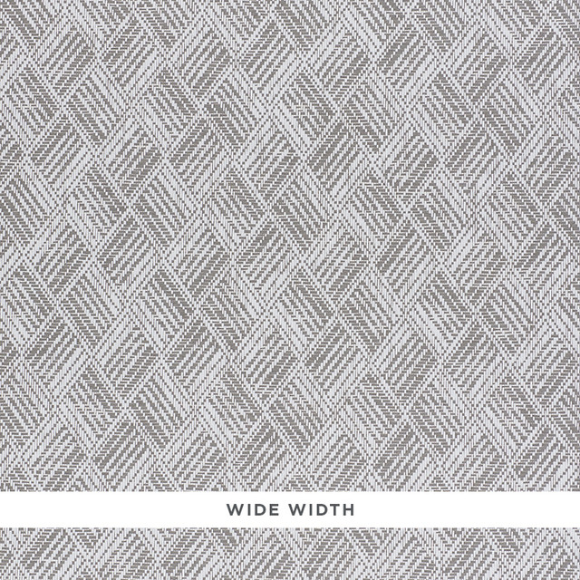 Schumacher Wallcovering Ashberg Paperweave Grey 5011260 Wallcovering Paper CHINA </p><p>Repeat: H: HORZ. 6 3/4" (17CM) , V: VERT. 7" (18CM) 53 - My Fabric Connection -