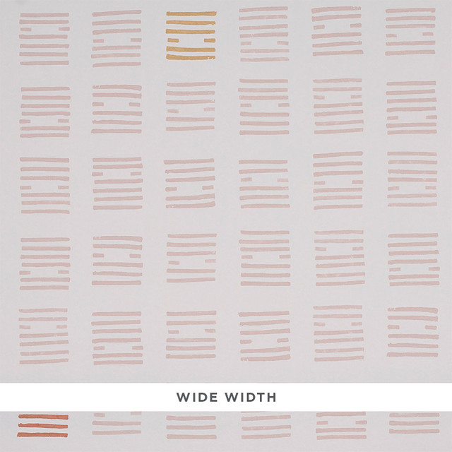 Schumacher Wallcovering Tiasquam Blush 5011821 Wallcovering Paper UNITED STATES OF AMERICA </p><p>Repeat: H: HORZ. 54" (137CM), V: VERT. 45 1/2" (116CM) 54.5 - My Fabric Connection -