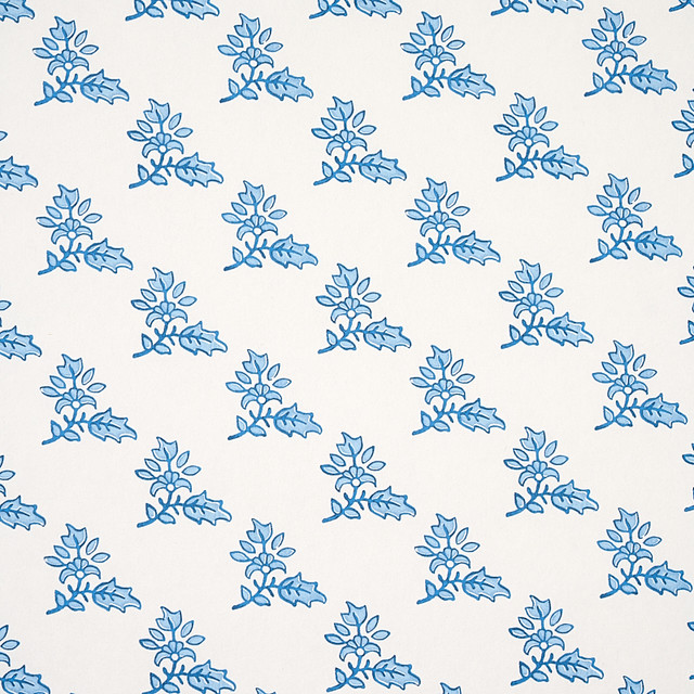 Schumacher Wallcovering Torbay Blue 5011921 Wallcovering Paper UNITED STATES OF AMERICA </p><p>Repeat: H: HORZ. 27" (69CM), V: VERT. 2 3/4" (7CM) 27.5 - My Fabric Connection - Schumacher Wallcovering Torbay Blue 5011921 Wallcovering Paper UNITED STATES OF AMERICA </p><p>Repeat: H: HORZ. 27" (69CM), V: VERT. 2 3/4" (7CM) 27.5 - My Fabric Connection -