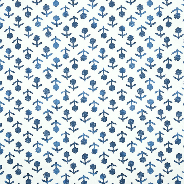 Schumacher Wallcovering Beatriz Indigo 5011941 Wallcovering Paper UNITED STATES OF AMERICA </p><p>Repeat: H: HORZ. 27" (69CM), V: VERT. 2" (5CM) 27.5 - My Fabric Connection - Schumacher Wallcovering Beatriz Indigo 5011941 Wallcovering Paper UNITED STATES OF AMERICA </p><p>Repeat: H: HORZ. 27" (69CM), V: VERT. 2" (5CM) 27.5 - My Fabric Connection -