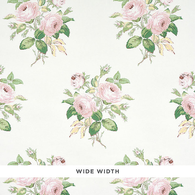 Schumacher Wallcovering Loudon Rose Blush 5012031 Wallcovering Paper UNITED STATES OF AMERICA </p><p>Repeat: H: HORZ. 13 1/2" (34CM) , V: VERT. 20 3/4" (53CM) 54.5 - My Fabric Connection -
