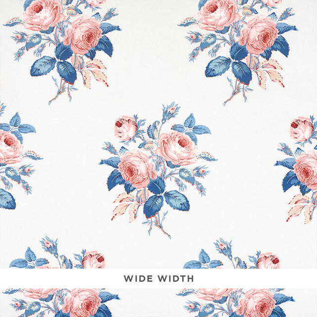 Schumacher Wallcovering Loudon Rose Rose & Blue 5012032 Wallcovering Paper UNITED STATES OF AMERICA </p><p>Repeat: H: HORZ. 13 1/2" (34CM) , V: VERT. 20 3/4" (53CM) 54.5 - My Fabric Connection - Schumacher Wallcovering Loudon Rose Rose & Blue 5012032 Wallcovering Paper UNITED STATES OF AMERICA </p><p>Repeat: H: HORZ. 13 1/2" (34CM) , V: VERT. 20 3/4" (53CM) 54.5 - My Fabric Connection -