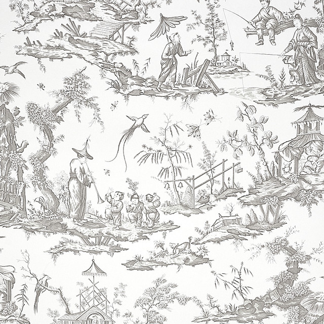 Schumacher Wallcovering Shengyou Toile Driftwood 5012050 Wallcovering Paper UNITED STATES OF AMERICA </p><p>Repeat: H: HORZ. 45" (114CM) , V: VERT. 47 1/2" (121CM) 45.5 - My Fabric Connection - Schumacher Wallcovering Shengyou Toile Driftwood 5012050 Wallcovering Paper UNITED STATES OF AMERICA </p><p>Repeat: H: HORZ. 45" (114CM) , V: VERT. 47 1/2" (121CM) 45.5 - My Fabric Connection -