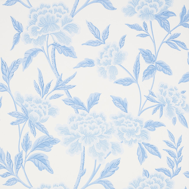 Schumacher Wallcovering Whitney Floral Blue 5004385 Wallcovering Paper UNITED STATES OF AMERICA </p><p>Repeat: H: HORZ. 27" (69CM), V: VERT. 25 1/4" (64CM) 27" (69CM) - My Fabric Connection - Schumacher Wallcovering Whitney Floral Blue 5004385 Wallcovering Paper UNITED STATES OF AMERICA </p><p>Repeat: H: HORZ. 27" (69CM), V: VERT. 25 1/4" (64CM) 27" (69CM) - My Fabric Connection -