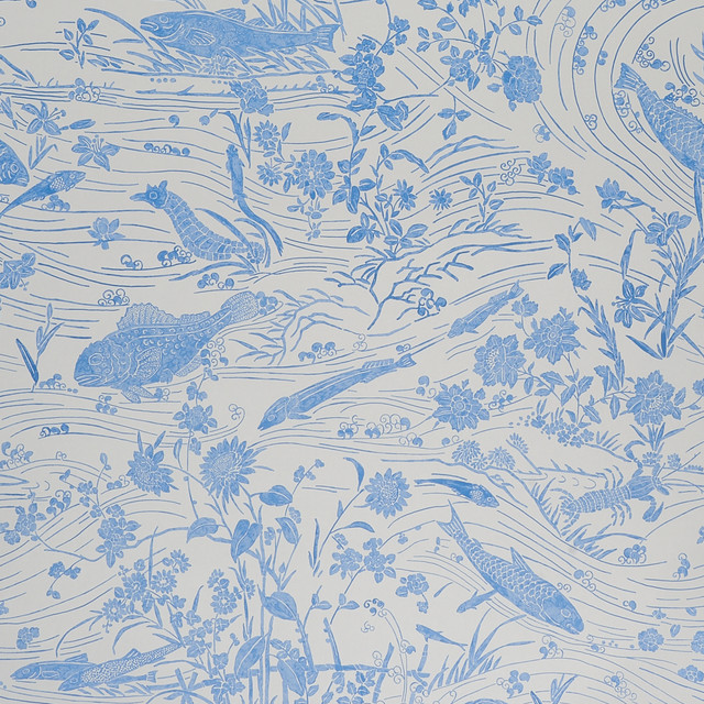 Schumacher Wallcovering Sea Garden Porcelain 5013280 Wallcovering Paper UNITED STATES OF AMERICA </p><p>Repeat: H: HORZ. 54" (137CM), V: VERT. 71 3/4" (182CM) 54" (137CM) - My Fabric Connection - Schumacher Wallcovering Sea Garden Porcelain 5013280 Wallcovering Paper UNITED STATES OF AMERICA </p><p>Repeat: H: HORZ. 54" (137CM), V: VERT. 71 3/4" (182CM) 54" (137CM) - My Fabric Connection -