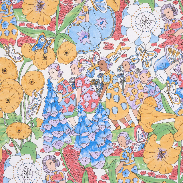Schumacher Wallcovering Fairie Garden Yellow And Ivory 5013541 Wallcovering Paper UNITED STATES OF AMERICA </p><p>Repeat: H: HORZ. 27" (69CM), V: VERT. 23 1/2" (60CM) 27 - My Fabric Connection - Schumacher Wallcovering Fairie Garden Yellow And Ivory 5013541 Wallcovering Paper UNITED STATES OF AMERICA </p><p>Repeat: H: HORZ. 27" (69CM), V: VERT. 23 1/2" (60CM) 27 - My Fabric Connection -