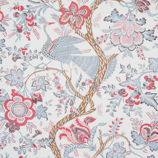 Schumacher Wallcovering Aveline Rose 5013192 Wallcovering Paper UNITED STATES OF AMERICA </p><p>Repeat: H: HORZ. 13 1/2" (34CM), V: VERT. 12 1/2" (32CM) 54 - My Fabric Connection -