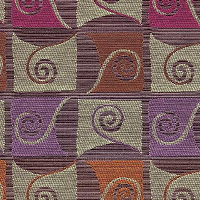 Crypton Fabric Twist & Shout Grape See sample 100% Polyester 0 Horizontal: 4.5" and Vertical: 8.75" 54" - My Fabric Connection -