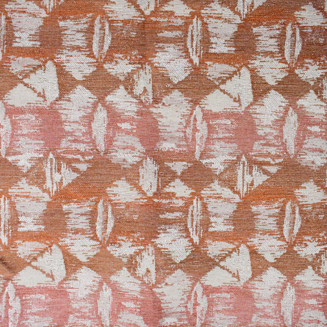 Greenhouse Fabric F3889 Rust F01: upholstery by COLOR 54% Viscose, 21% Polyester, 19% Linen, 6% Cotton USA 102,000 double rubs </p><p>Repeat: 14.25" H, 13.125" V 54" - My Fabric Connection -