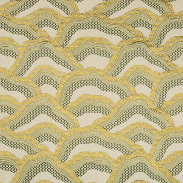 Brunschwig & Fils Fabric 8017127.340.0 Fabric LINEN - 52%;RAYON - 48% India </p><p>Repeat: H: 13, V: 15.75 51.5 - My Fabric Connection -