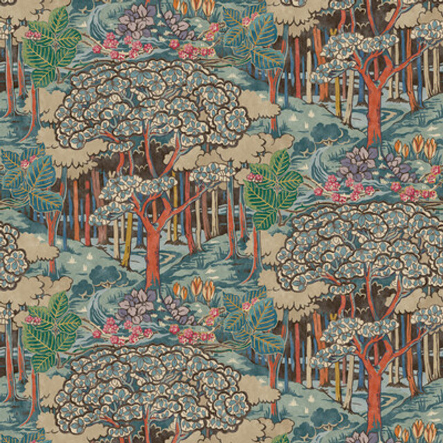 G P & J Baker Wallcovering BW45106.4.0 Wallcovering NON WOVEN - 100% United Kingdom </p><p>Repeat: H: , V: 17.73 27.58 - My Fabric Connection -