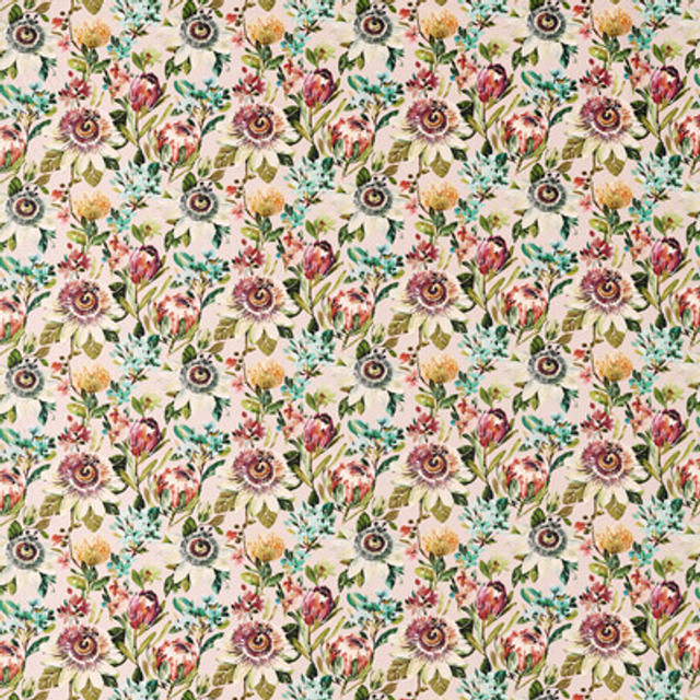 Clarke And Clarke Fabric F1519/02.CAC.0 Fabric COTTON - 100% India MEDIUM </p><p>Repeat: H: 13.39, V: 13.39 54.33 - My Fabric Connection -