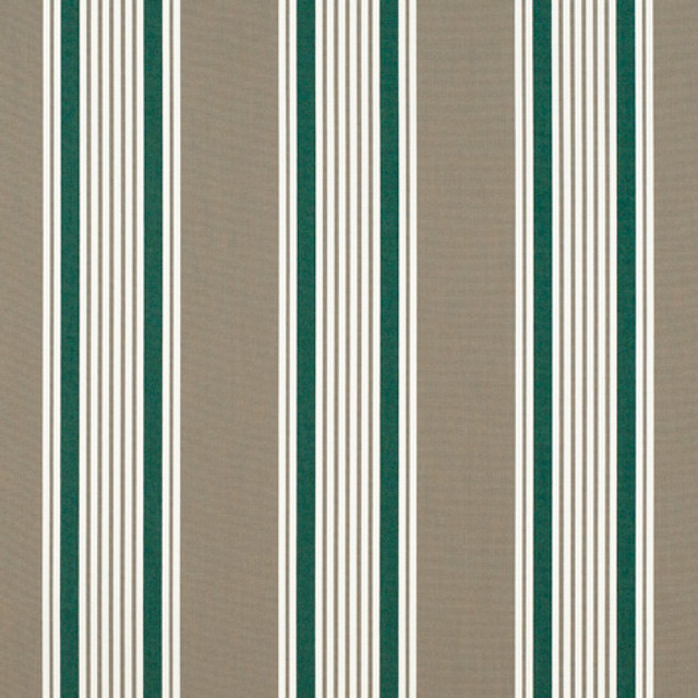 Sunbrella Fabric 4907 Taupe 5 Bar Sunbrella Awning Stripes 100% Sunbrella® Acrylic USA or Imported 10-Year Horizontal: and Vertical: 46 in. - My Fabric Connection -