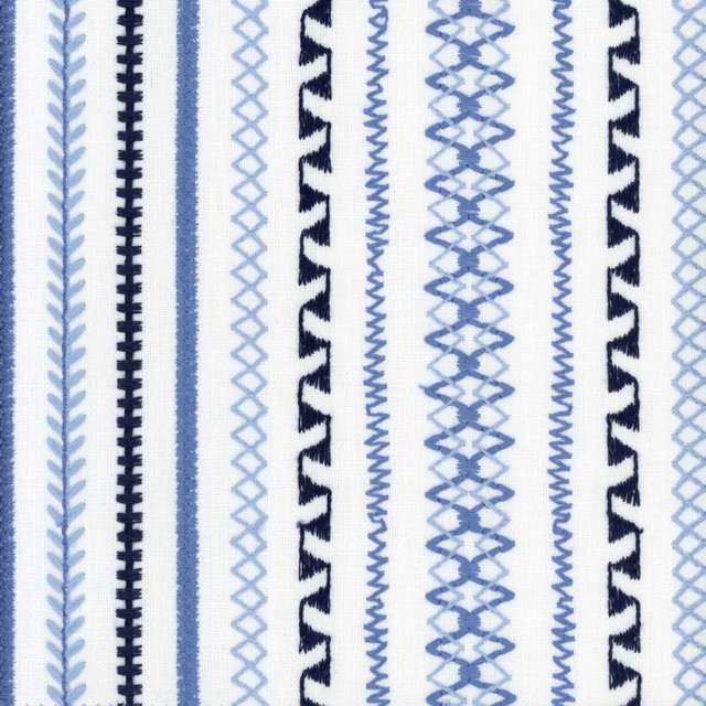 Heritage Fabric Stella Stripe Delft - USA or Imported Horizontal: and Vertical: - My Fabric Connection - Heritage Fabric Stella Stripe Delft - USA or Imported Horizontal: and Vertical: - My Fabric Connection -