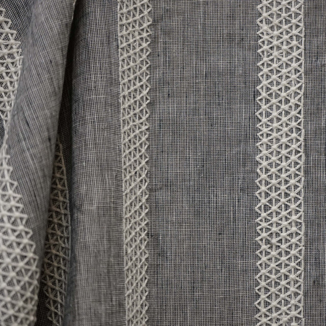 JF Fabric Kandia 99Sj102 JF Studio 63% Linen, 32% Cotton, 5% Polyester India Horizontal: 8.5 and Vertical: 2.5 54 - My Fabric Connection -