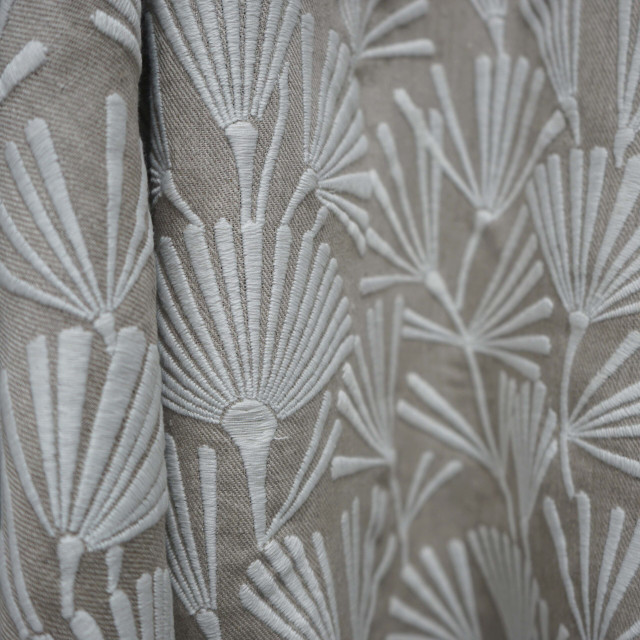 JF Fabric Palmetto 92Sj103 JF STUDIO 58% Linen, 42% Polyester India Horizontal: 12.25 and Vertical: 15.25 55 - My Fabric Connection -