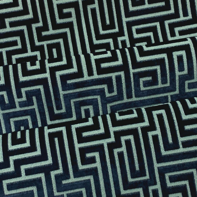 Magnolia Fabric Infinity Ocean - 100% Polyester China 36000 Horizontal: 22 and Vertical: 19.25 56 - My Fabric Connection -