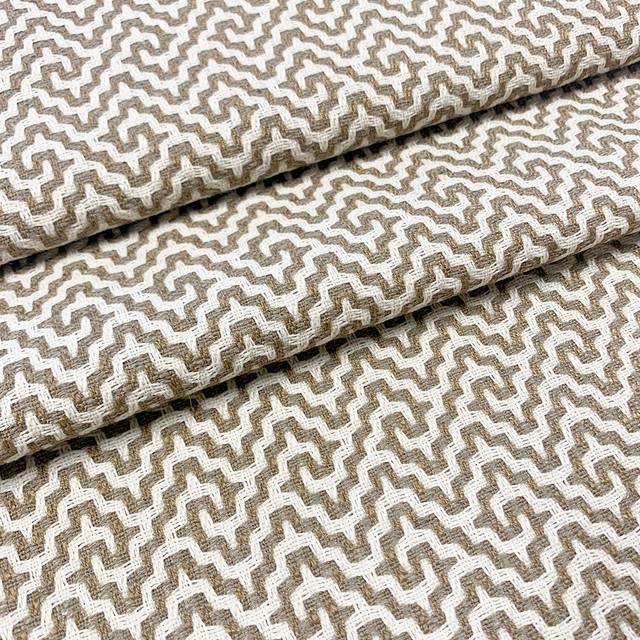 Magnolia Fabric Thatch Brown - 95% Poly, 5 % Linen China 39000 Horizontal: 1.125 and Vertical: 2.5 57 - My Fabric Connection -