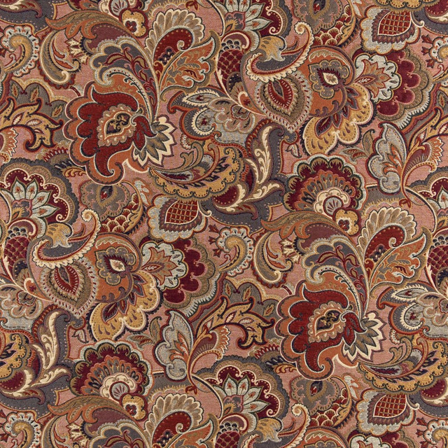 Charlotte Fabric D3070 Merlot Cityscapes II 55% Rayon, 45% Polyester Asia Exceeds 120,000 Wyzenbeek Rubs (Heavy Duty) </p><p>Repeat: Horizontal 28.5" x Vertical 26" 54 Inches - My Fabric Connection -