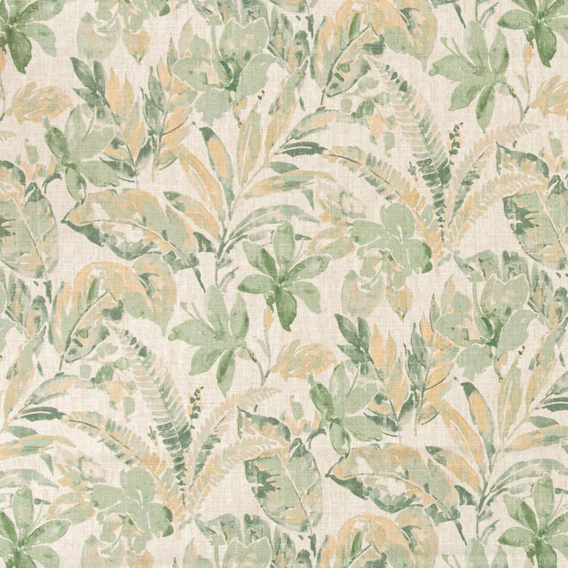Charlotte Fabric D3312 Mint Linen Prints 91% Polyester, 9% Linen Asia Exceeds 100,000 Wyzenbeek Rubs (Heavy Duty) </p><p>Repeat: Horizontal 28" x Vertical 27.5" 54 Inches - My Fabric Connection -