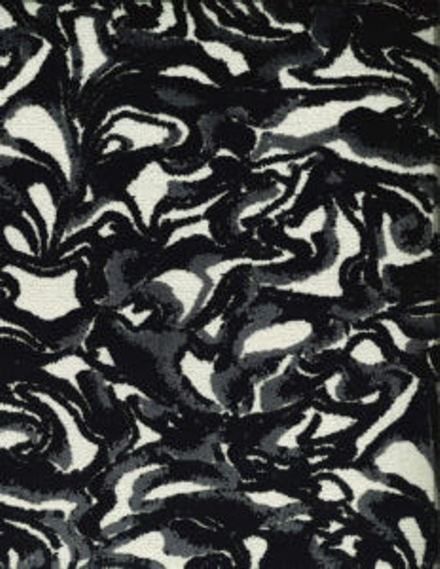 Norbar Fabric Mars Black HEIRLOOM 85% VISCOSE 15% POLYESTER INDIA 13"V 14 1/4"H 57 - My Fabric Connection -
