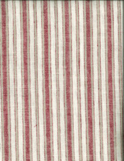 Norbar Fabric Lawson Ruby 539 LINCHEX 100% LINEN INDIA 1 3/8"H 54" - My Fabric Connection -