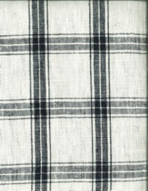 Norbar Fabric Presley Domino 955 LINCHEX 100% LINEN INDIA 3 3/8"V 3 3/8"H 54 - My Fabric Connection -