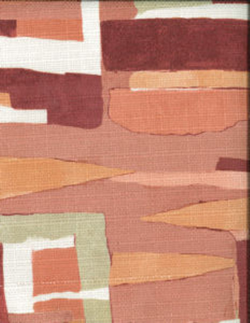 Norbar Fabric Apex Nectar 200 MONTAGE 100 POLYESTER SPAIN 17 3/4"V 27 1/6"H 54 - My Fabric Connection -
