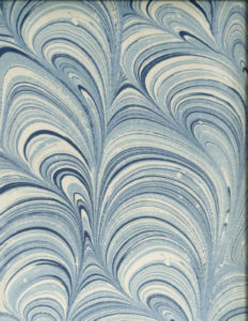 Norbar Fabric Holden Blue 204 MONTAGE 100% POLYESTER SPAIN 20 3/8"V 13 1/3"H 54 - My Fabric Connection -