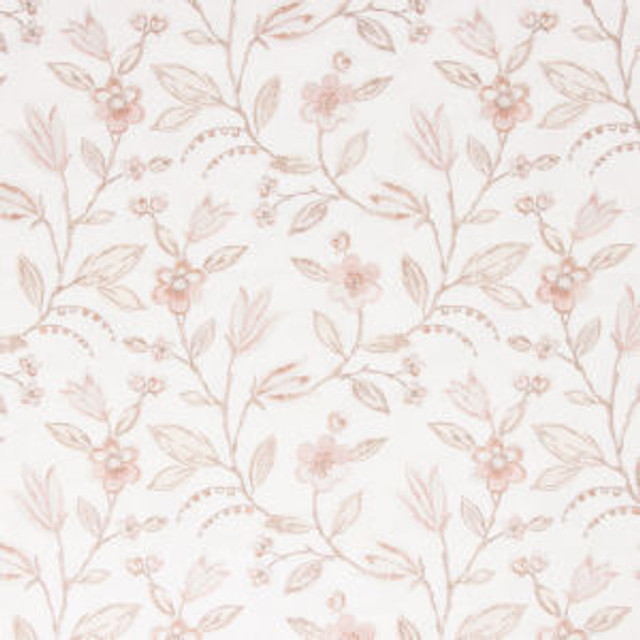 Norbar Fabric Bonvoy Blush PANDORA 58% COTTON 42% POLYESTER INDIA 12 1/2"V 13 1/8"H 52 - My Fabric Connection -