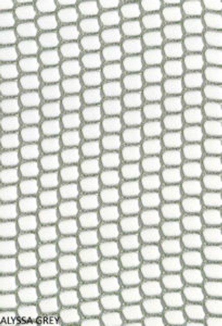 Norbar Fabric Alyssa Grey Bf-001 SHEER PASSION 100% POLYESTER TURKEY 1/2"V 1"H 110 - My Fabric Connection -