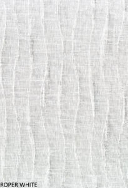 Norbar Fabric Roper White 100 SHEER PASSION 100% POLYESTER TURKEY 7 7/8"V 11 3/4"H 118 - My Fabric Connection -