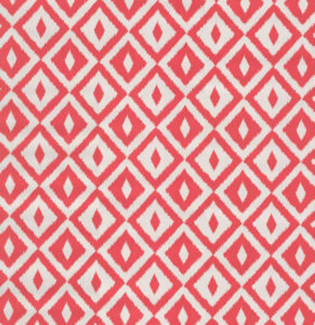 Norbar Fabric Ambrosia Coral SUNRISE 100% SPUN POLYESTER TAIWAN 4 1/2"V - 4 1/2"H 56 - My Fabric Connection -